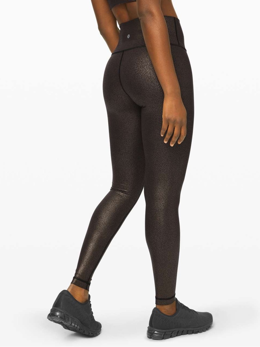 Lululemon Wunder Under High-Rise Tight *Foil 28" Luminosity Foil Print Black 4